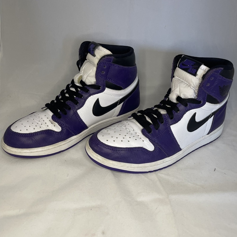 Air Jordan 1 Retro High OG Court Purple White Size 8 Style # 555088-500